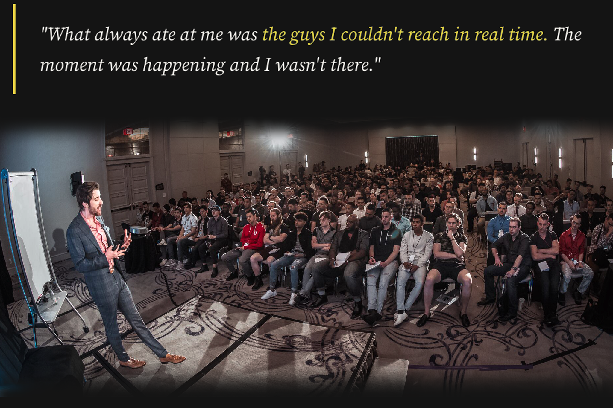 Rob Judge speaking at keynote